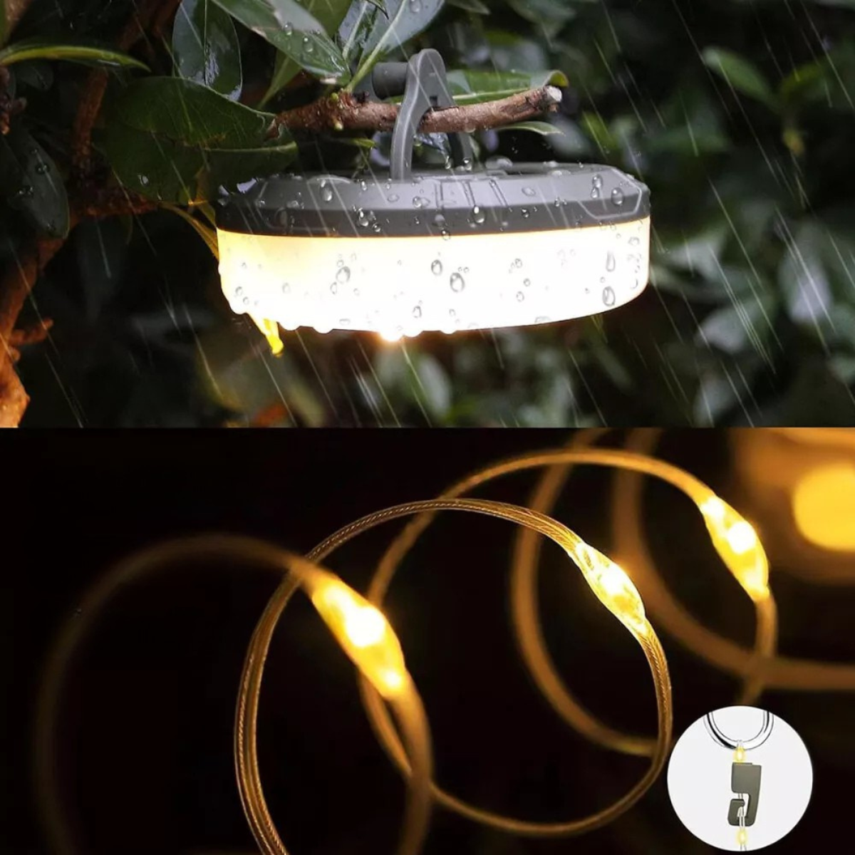🌟 Die ultimative Camping-Lichterkette – für magische Nächte unter freiem Himmel!