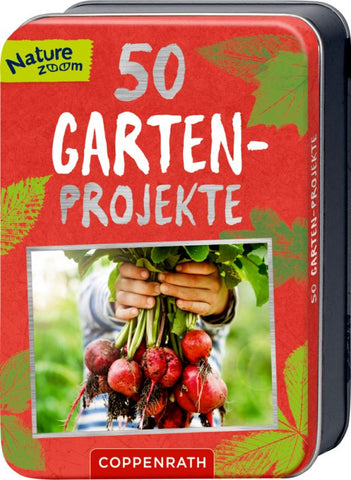 50 Garten-Projekte - Metallbox mit Karten