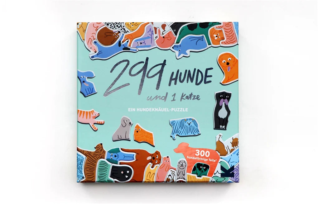 299 Hunde und 1 Katze - Der ultimative Puzzle-Spaß