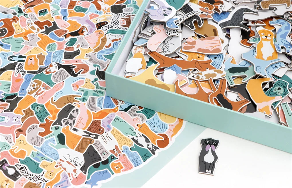 299 Hunde und 1 Katze - Der ultimative Puzzle-Spaß
