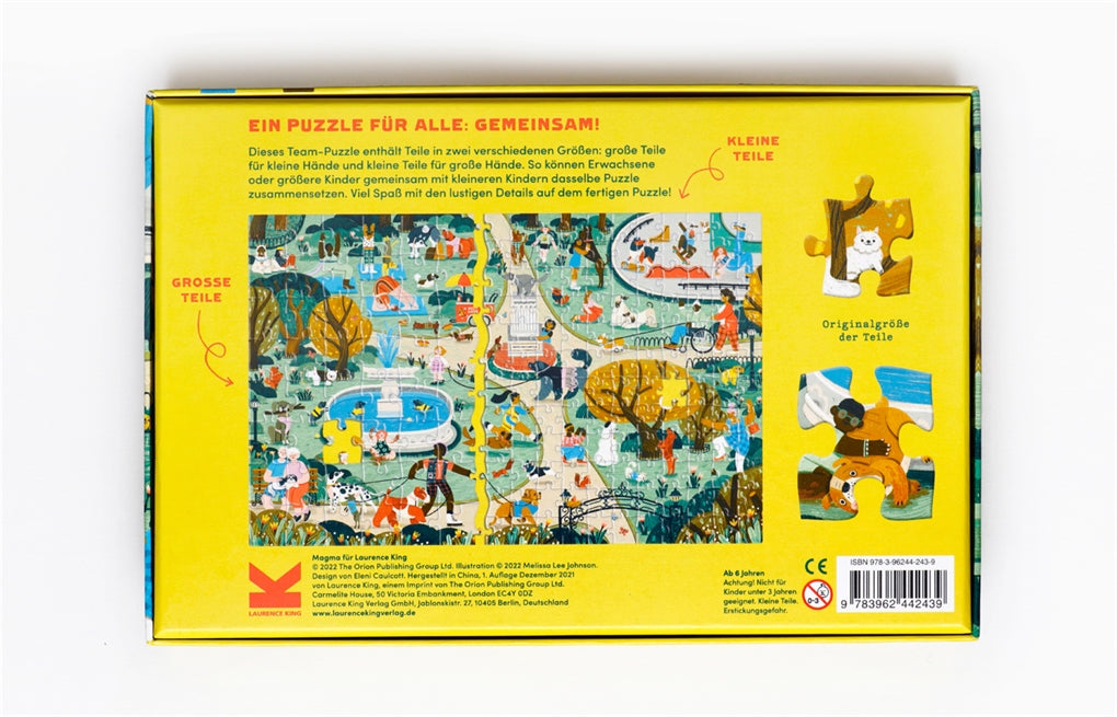 Gassi Gehen - Das Team-Puzzle für große und kleine Hundefreunde