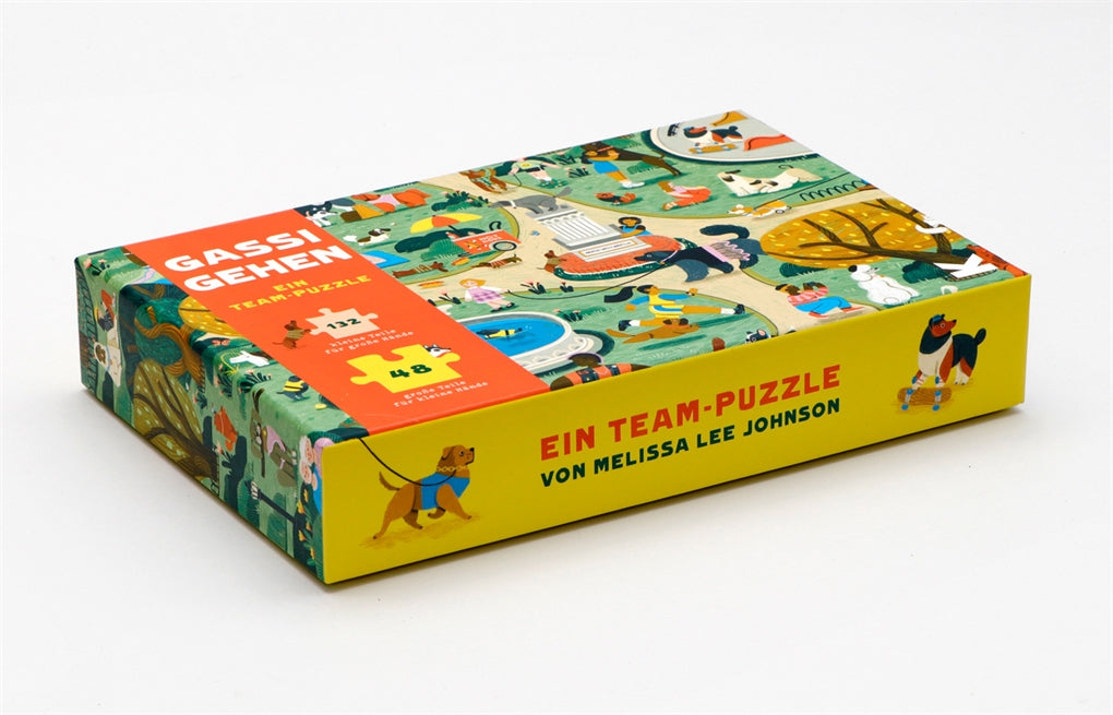 Gassi Gehen - Das Team-Puzzle für große und kleine Hundefreunde