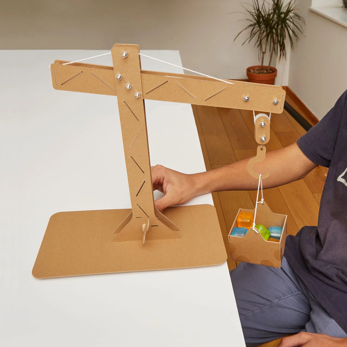 🏗️ DIY Hebezeug-Bausatz - Entdecke die Physik spielerisch! 🛠️