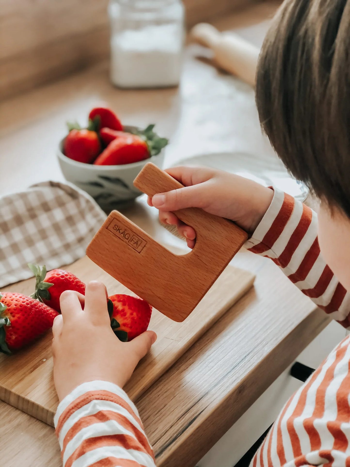 SKÅGFÄ Holzmesser für Kinder