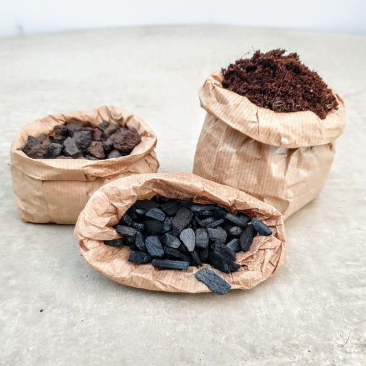 Substrat-Set für Flaschengärten