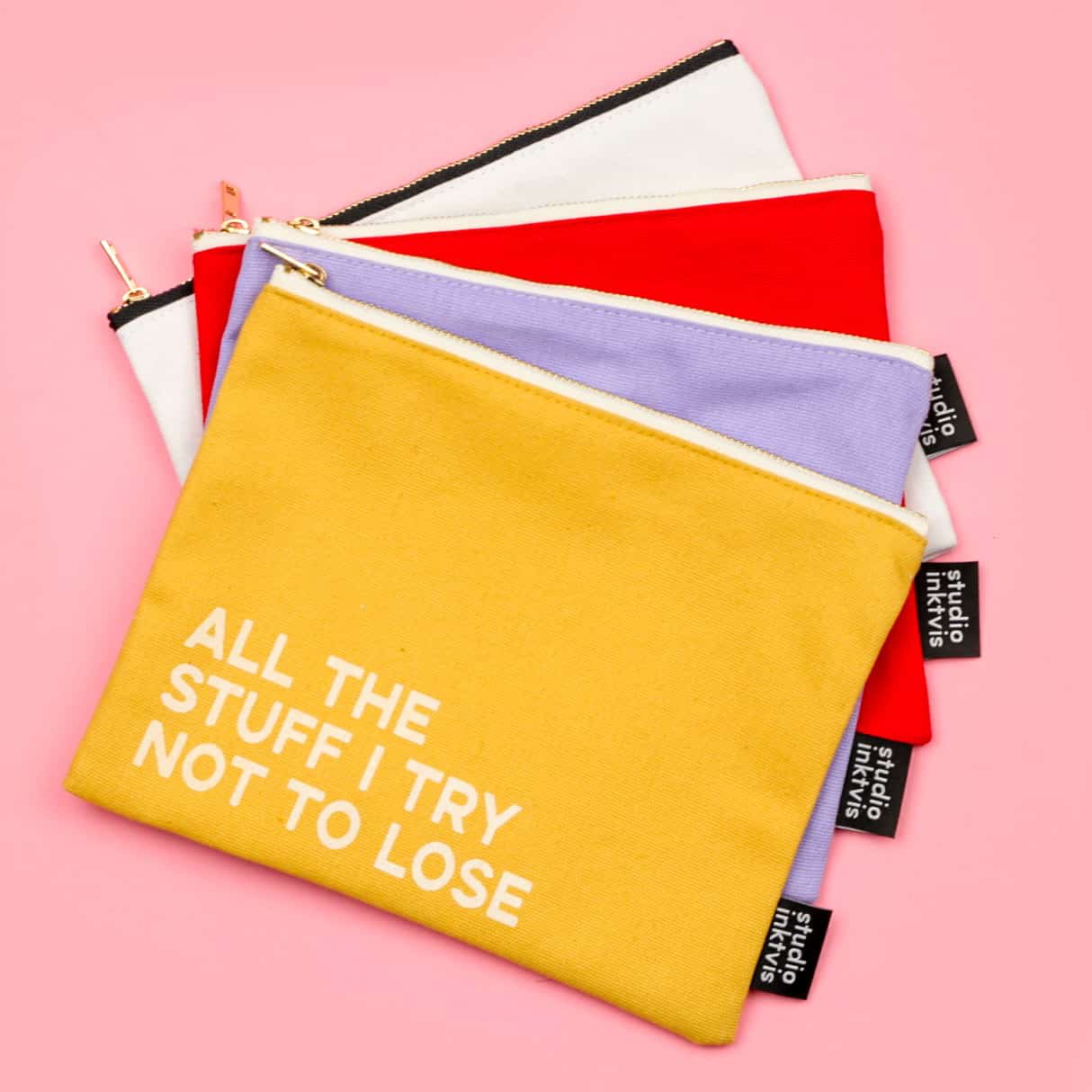 Etui "All the stuff i try not to lose"