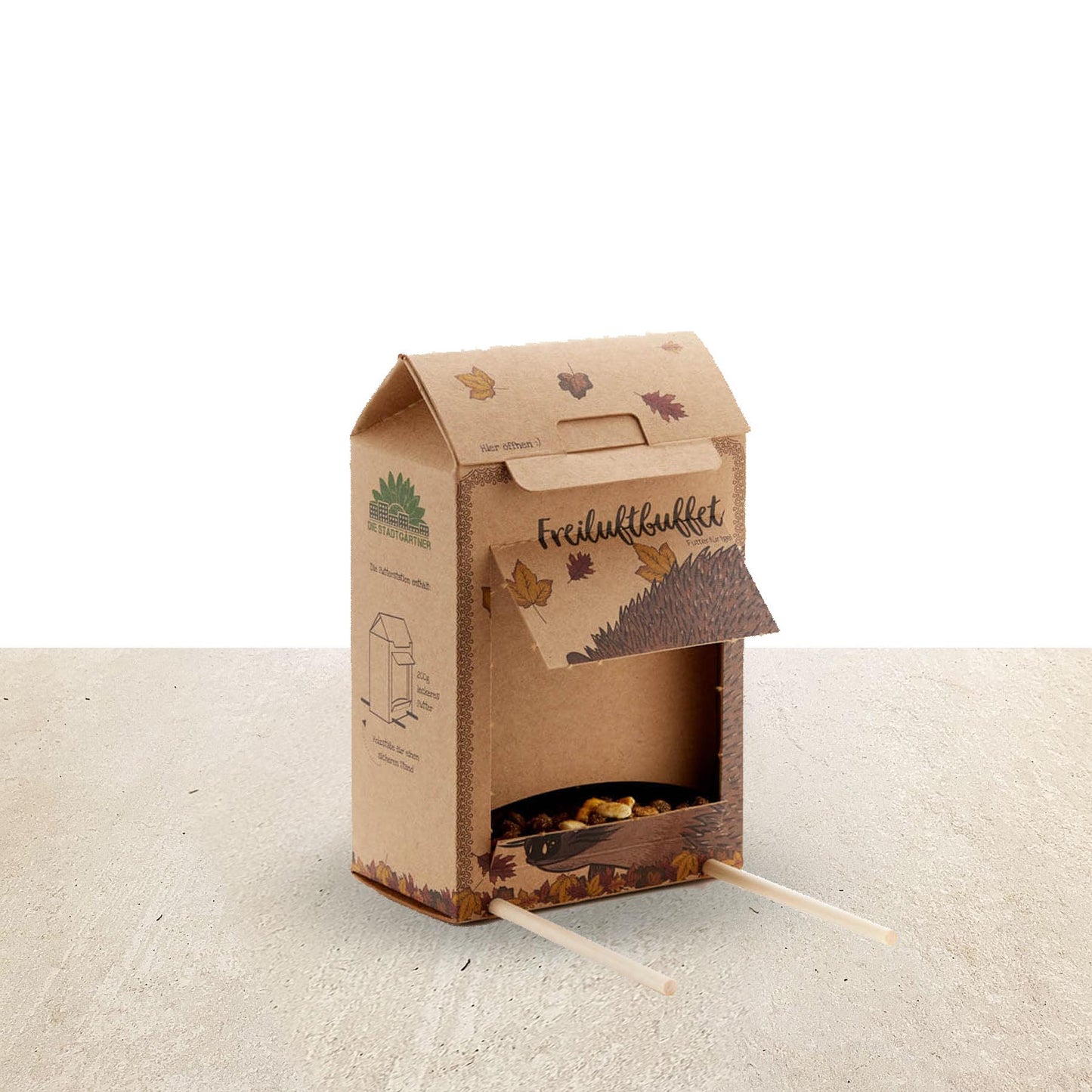 "Freiluftbuffet" Tierfutter-Stationen