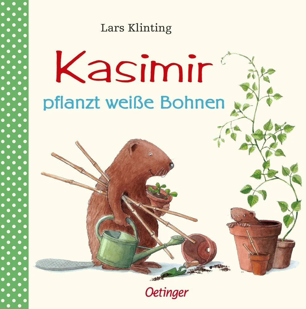 "Kasimir pflanzt weiße Bohnen" - Pflanzset mit Kinderbuch ab 4 Jahren