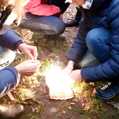 Feuerstahl - Feuerstarter-Set fürs Lagerfeuer