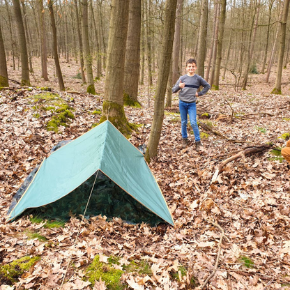 Abenteuer-Tarp - Mein erster Survival-Shelter