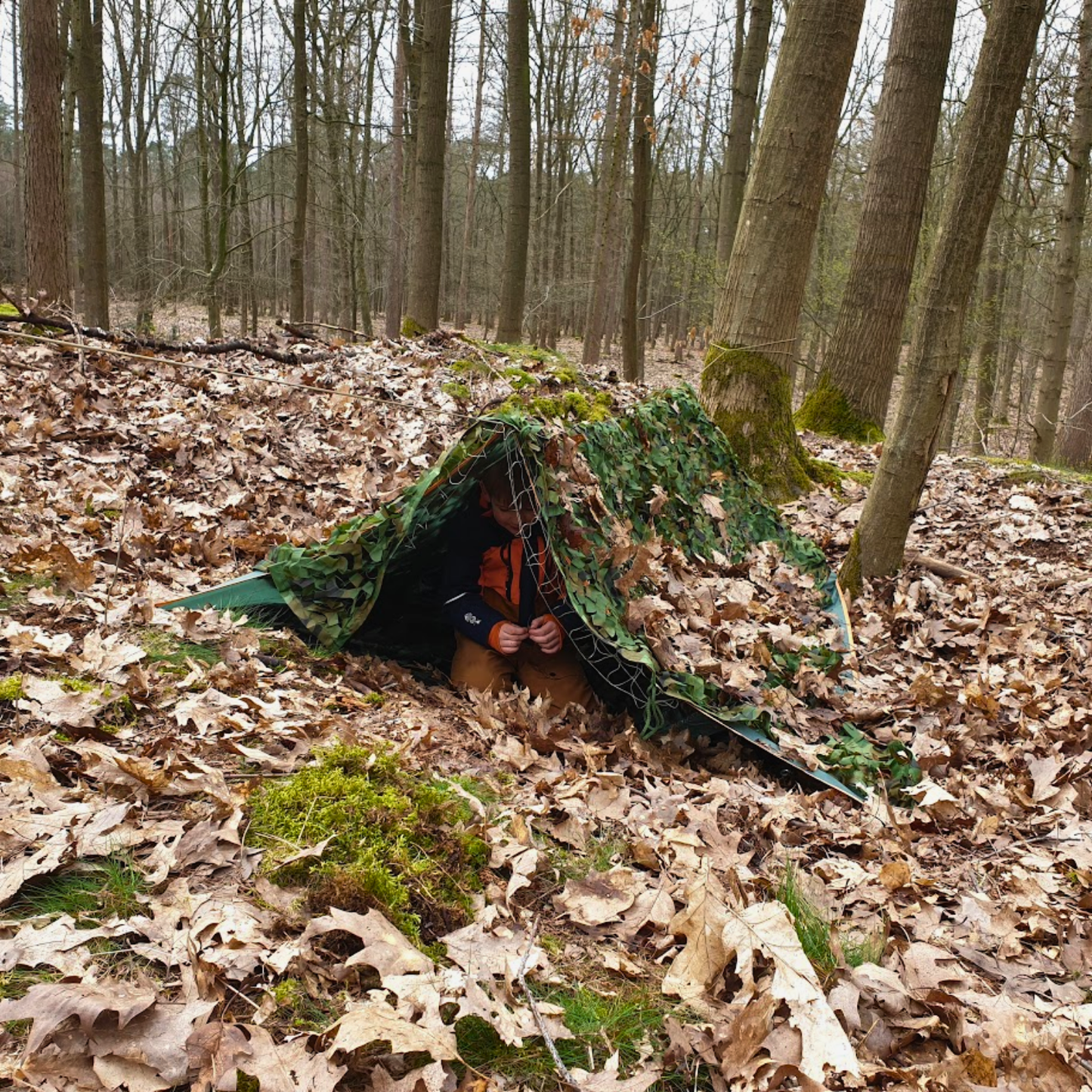 Abenteuer-Tarp - Mein erster Survival-Shelter