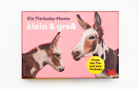 Klein & Groß - Ein Tierbaby-Memo