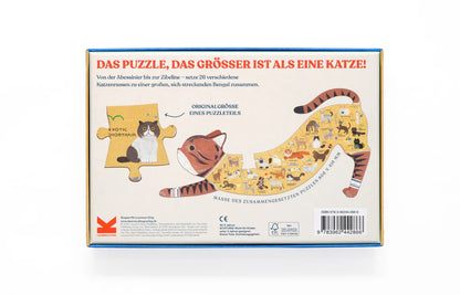 Katzen von A-Z - Das meow-tastische Puzzle in Katzenform 🐱🧩