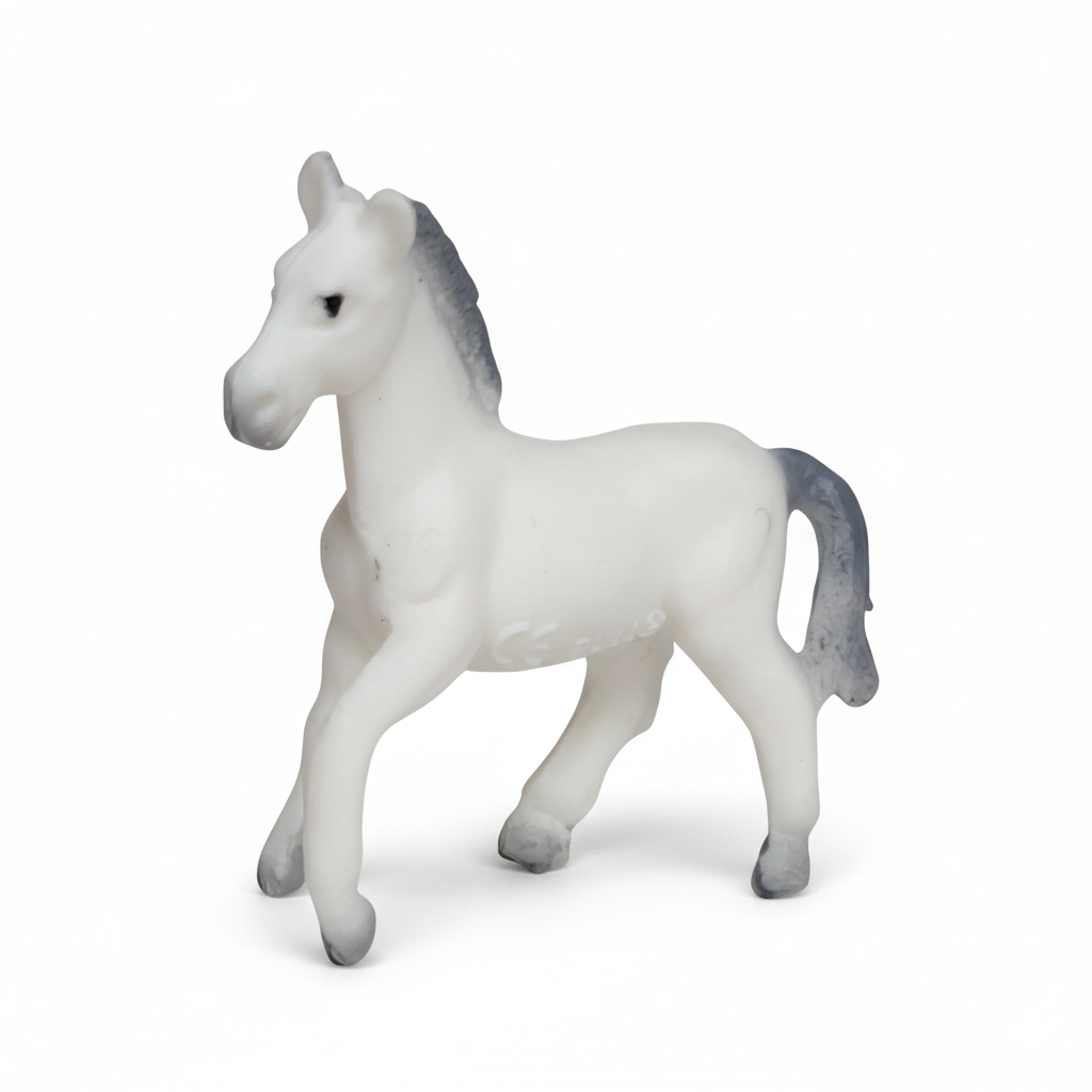 Tierfigur - Weißes Pferd