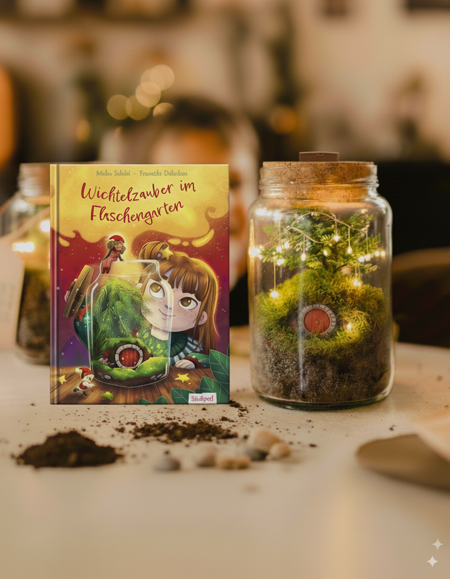 Wichtelzauber im Flaschengarten - Flaschengartenset
