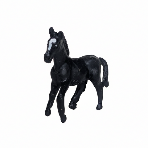 Tierfigur - Schwarzes Pferd