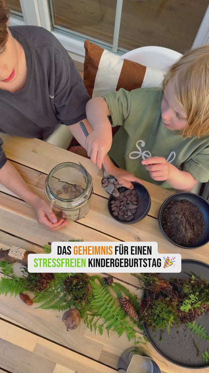 Flaschengarten-Kindergeburtstag-Set