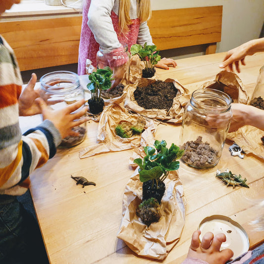 Flaschengarten-Kindergeburtstag-Set