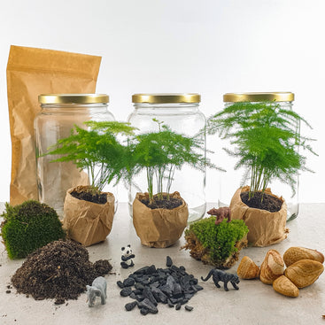 Flaschengarten-Kindergeburtstag-Set