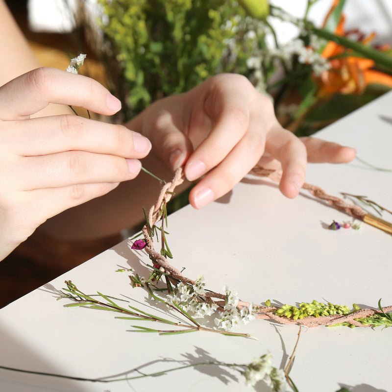 DIY Blumen- und Blätterhalskette - Entdecke die Natur